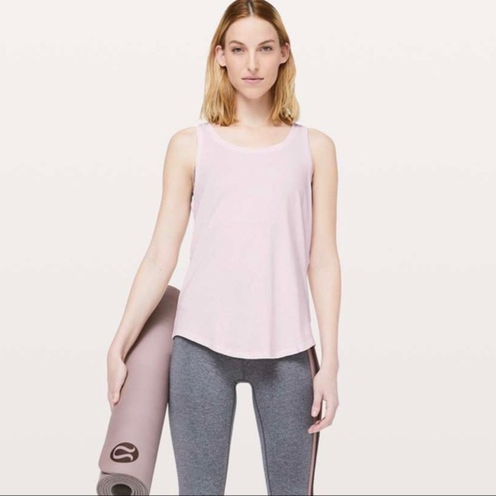 Lululemon Love Tank Pleated Pink Glow 6
